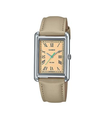 Casio Damenarmbanduhr LTP-B165L-5BVEF Edelstahl, Leder