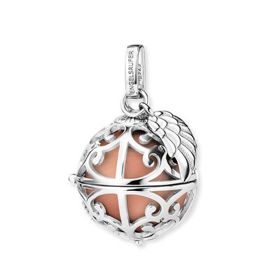 Engelsrufer Anhänger ER-23-16-M Sterling Silber mit Flügel und Klangkugel Rosé
