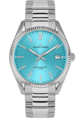 Jaques Lemans 50-4D Derby Damen Uhr Blau