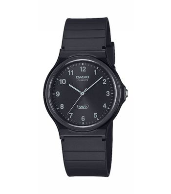 Casio Damen Uhr MQ-24B-1BEF Quarz, Resin, Schwarz, Analog