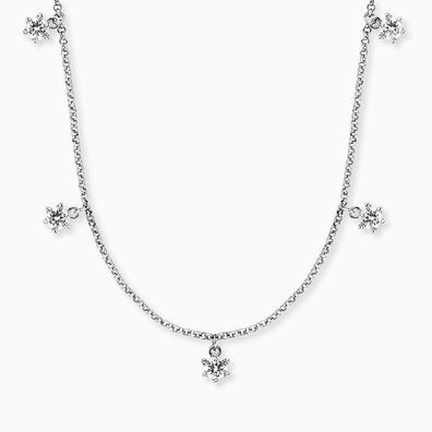 Engelsrufer Halskette ERN-SHINY-05-ZI Silber mit Zirkonia Steinen