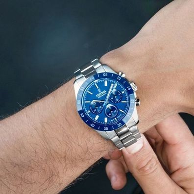 Festina Ceramic Uhr Unisex F20693/4 Dunkelblau, Quarz, Chronograph