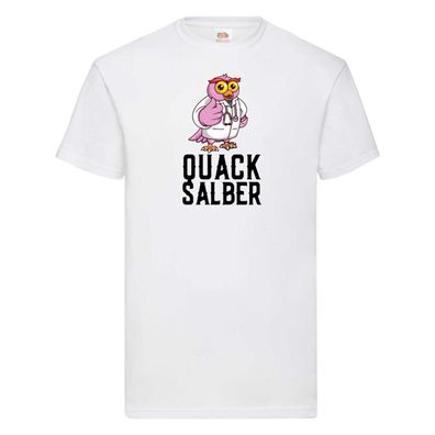 Quacksalber | witzige Ente | Comic | Arzt | Ärztin T-Shirt Weiß