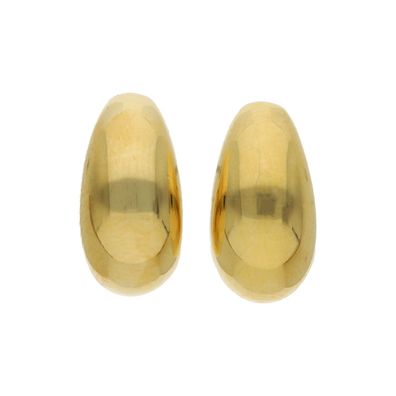 Boccia Steckcreolen 05089-02 Titan, Gold plattiert