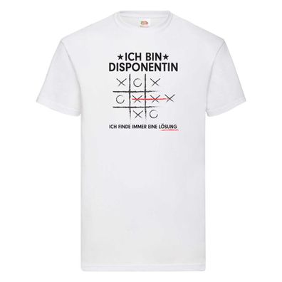 Lösung Finden: Disponentin | Zuteilerin T-Shirt Weiß