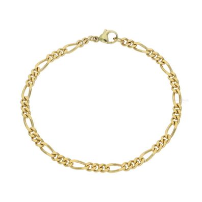 Armband 333 Gold Figaro getragen 25321623