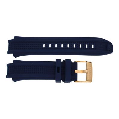 Festina Uhrband F20524/1-2 Edelstahl, Kautschuk blau