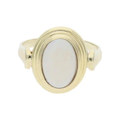 Ring 333 Gold mit Opal, getragen 25322248