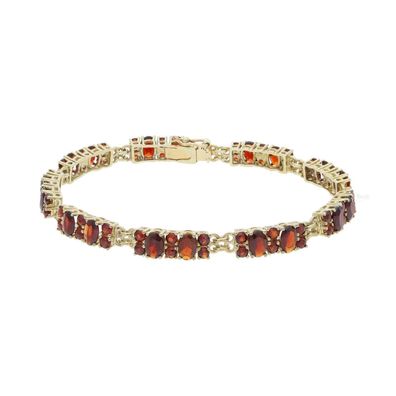 Armband 333 Gold mit Granat, getragen 25323261