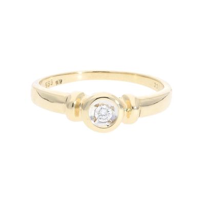 Diamant Ring Gold 585 Second Hand 25324028, getragen