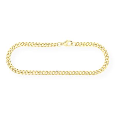JuwelmaLux Armband JL18-03-0221 Flachpanzer Gold 333