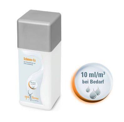 Bayrol Schaumentferner Whirlpoolwasser Schaum -Ex SpaTime für Whirlpools 1 L