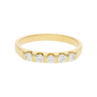 JwelmaLux Ring 750er Gelbgold mit 0,25 ct Brillanten JL30-07-0710