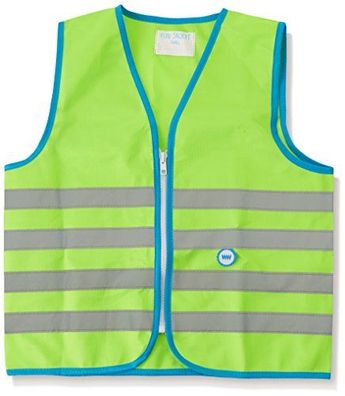 Sicherheitsweste Wowow Fun Jacket für Kinder orange mit Refl.-StreifenGr.S