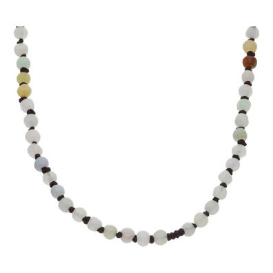 JuwelmaLux Halskette Metall mit Jade JL47-05-0178