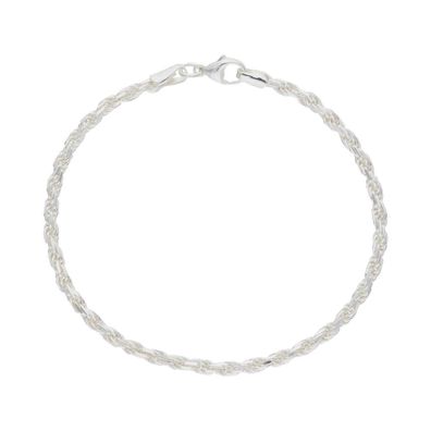 JuwelmaLux Armband Kordel diamantiert 925/000 Sterling Silber JL50-03-0001