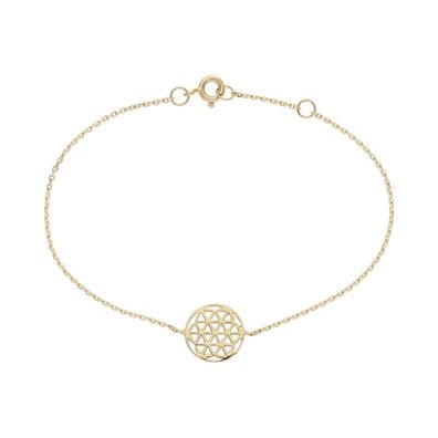 JuwelmaLux Armband 585 Gelbgold Lebensblume JL41-03-0086