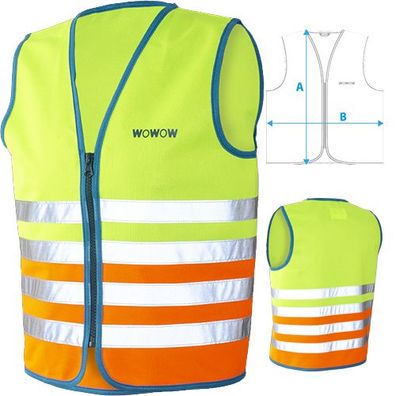 Kinder Wasabi Jacket, grün/orange, Größe S, Wowow, 110074