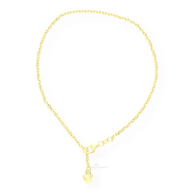 JuwelmaLux Fußkette 925 Silber vergoldet JL18-04-0169