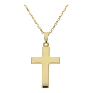 JuwelmaLux Anhänger 585/000 (14 Karat) Gold Kreuz JL14-02-0120
