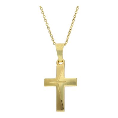 JuwelmaLux Anhänger 585/000 (14 Karat) Gold Kreuz JL30-02-1631