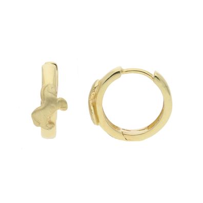 JuwelmaLux Ohrringe für Kinder Pferd 333 Gold JL30-06-1705
