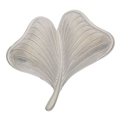 JuwelmaLux Brosche 925/000 Sterling Silber Ginkgo JL30-01-2411
