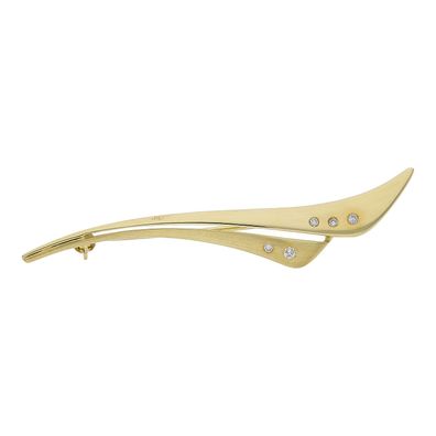 JuwelmaLux Brosche 585/000 (14 Karat) Gold mit Brillanten JL30-01-2409