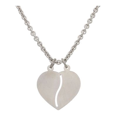 JuwelmaLux Anhänger Herz 925/000 Sterling Silber Gravurplatte Herz JL30-02-2677