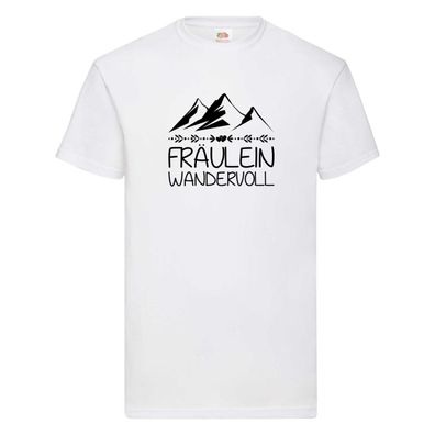 Fräulein Wandervoll | Berge T-Shirt Weiß