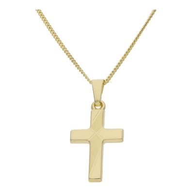 JuwelmaLux Kreuz Anhänger für Kommunion 333 Gold JL14-02-0211