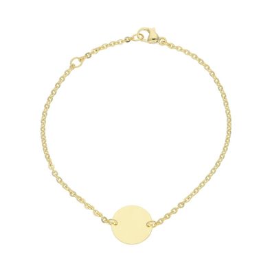 JuwelmaLux Armband Gravurplatte 333 Gold JL14-03-0255