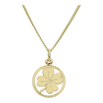 JuwelmaLux Anhänger Kleeblatt 333 Gold JL14-02-0320