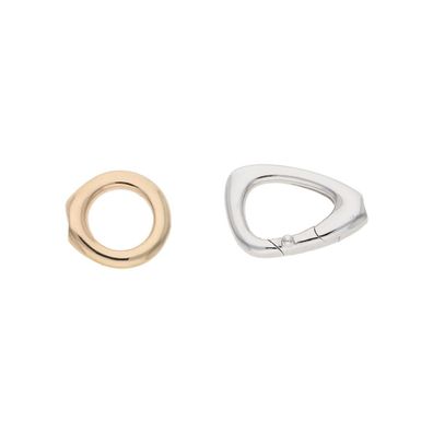 JuwelmaLux Perlenschließe 925/000 Sterling Silber teils rosé vergoldet JL30-09-4173