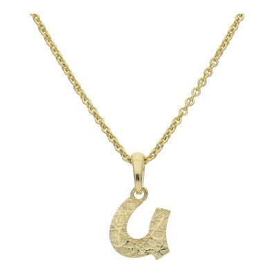 JuwelmaLux Anhänger Buchstabe "U" 333 Gold JL20-02-1081