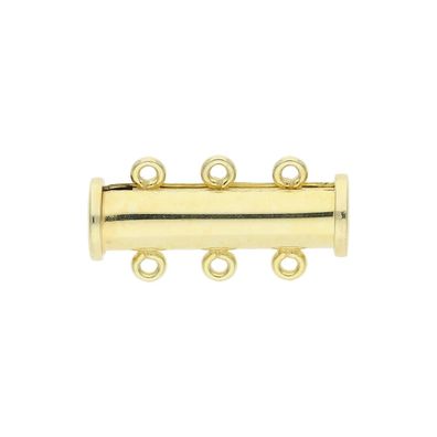 JuwelmaLux Perlenschließe mit Magnet 925 Silber vergoldet JL30-09-4568