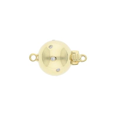 JuwelmaLux Perlenschließe 585/000 (14 Karat) Gold Brillanten JL30-09-4766