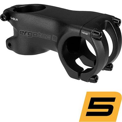 Ergotec Vorbau "Hake" 1 1/8", 31,8 mm Lenkerklemmu 100 mm lang, e