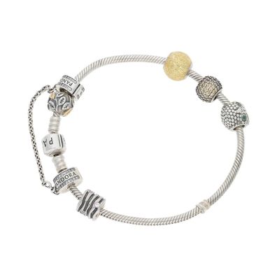 Pandora Schlangen-Gliederarmband, Second Hand 25324503, getragen