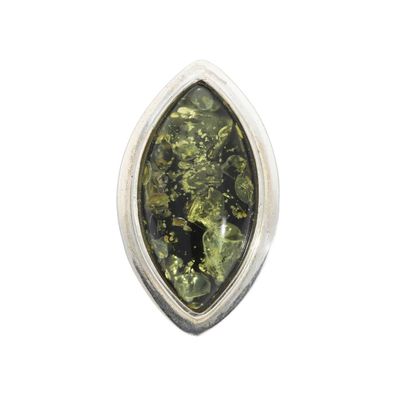 Ring Silber 925 Bernstein Imitat Second Hand 25324621 getragen