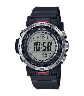 Casio Pro Trek Uhr Unisex PRW-35-1AER Solar, Edelstahl, Resin