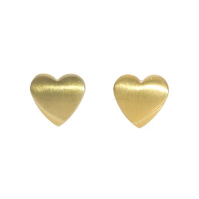 Boccia Herz Ohrstecker Titan 05097-02 Gold plattiert