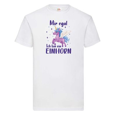 Mir egal, ich bin ein Einhorn | T-Shirt Weiß