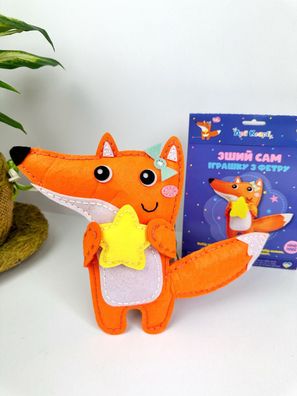 DiY Filz Bastelset Fuchs - Nähe dein Spielzeug selbst