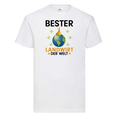 Welt Bester Landwirt | Bauer | Landwirtschaft T-Shirt Weiß