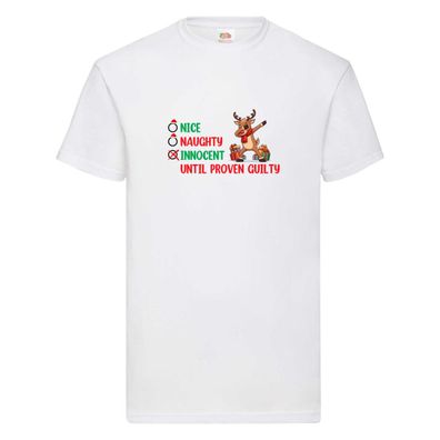 Weihnachtszeit | Daping | Elch T-Shirt Weiß