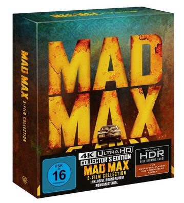 Mad Max (5-Film-Ultimate Collector's Edition) (Ultra HD Blu-ray & Blu-ray)