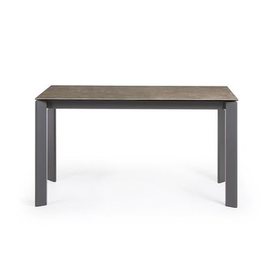 Tisch Axis ausziehbar 140 (200) cm Keramik Braun Stahl Beine