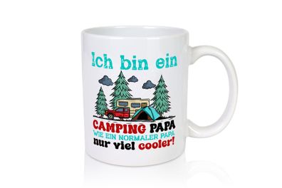 Ich bin ein Camper Papa | Camper | Camping | Vatertag - Tasse Weiß