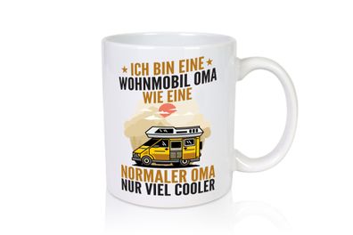 Wohnmobil Oma | Camper Camping | Wohnmobil - Tasse Weiß